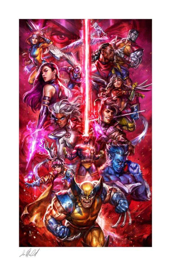 Marvel Art Print The X-Men Vs Magneto 46 X 71 Cm - Unframed Sideshow Collectibles