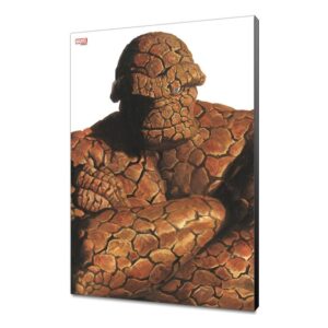 Marvel Avengers Collection In Legno Wall Art Alex Ross - The Thing 30 X 45 Cm Semic