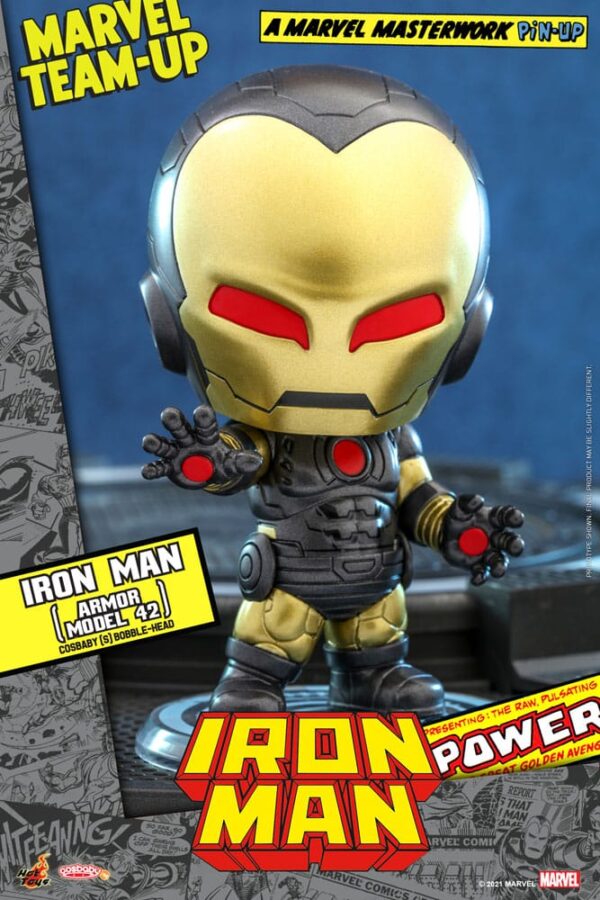 Marvel Comics Cosbaby (s) Mini Figura Iron Man (armor Model 42) 10 Cm Hot Toys