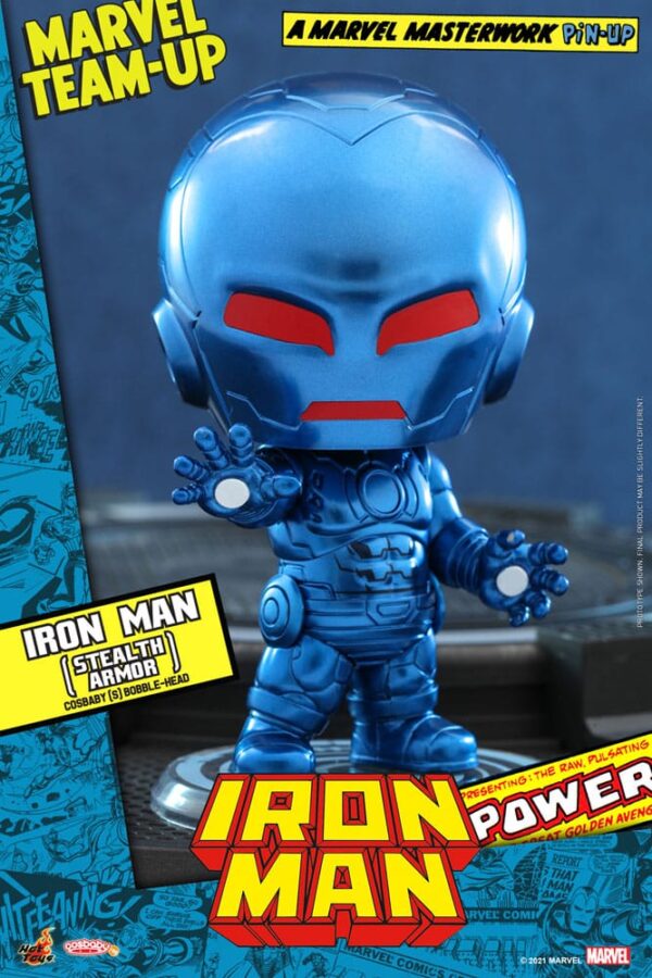 Marvel Comics Cosbaby (s) Mini Figura Iron Man (stealth Armor) 10 Cm Hot Toys