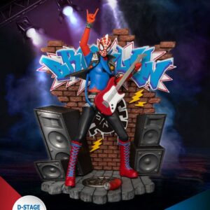 Marvel D-Stage PVC Diorama Spider-Man: Across The Spider-Verse Part One-Spider-Punk 15 Cm Beast Kingdom Toys