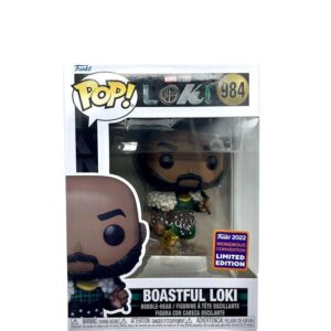 Marvel Loki Pop Funko Vinile Figura 984 Boastful Loki 9cm Funko