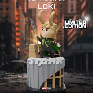 Marvel Mini Uova Attack Figures The Infinity Saga Stark Tower Series Loki 12 Cm Beast Kingdom Toys