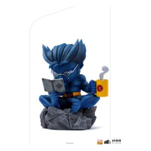 Marvel MiniCo Statua Deluxe Bestia X-Men 14 Cm Iron Studios