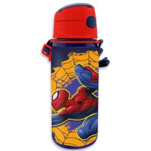 Marvel Spiderman Aliminum Borraccia 600ml Bambino Licensing