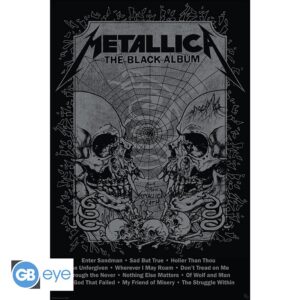 METALLICA - Poster Maxi 91.5x61 - Black Album