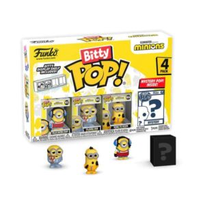 Minions Bitty Pop! Vinile Figura 4-pack Roller Skating Stuart 2,5 Cm Funko