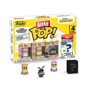Minions Bitty Pop! Vinile Figura 4-pack Young Gru 2,5 Cm Funko