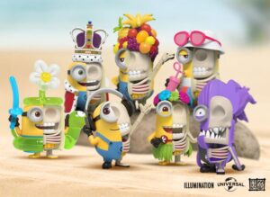 Minions Blind Box Hidden Dissectibles Series 01 (Vacay Ed.)  Mighty Jaxx