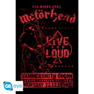 Motorhead - Poster Maxi 91.5x61 - Live E Loud