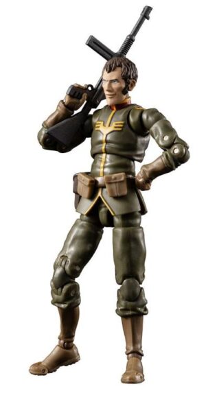 Gundam MEGA SIZE MS Action Figura Zeon Soldier + Motrocycle Set Megahouse