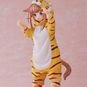 My Cat Is A Kawaii Girl Statua Palette Dress-up Collection: Tora Kinako 15 Cm Golden Head
