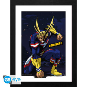 MY HERO ACADEMIA - Framed print "All Might" (30x40)