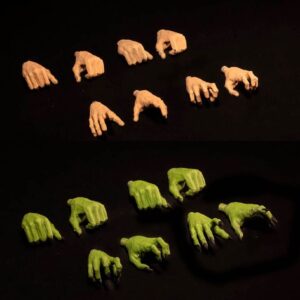 Mythic Legions: Poxxus Action Figura Accessory Poxxus Hands Pack Four Horsemen Toy Design