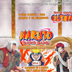 NARUTO MALEDIZIONE DELLA SABBIA BOX 24 BUSTE CARTE COLLEZIONABILI