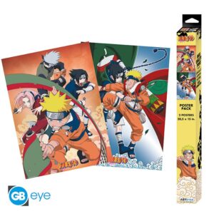 NARUTO - Set 2 Posters Chibi 52x38 - Team 7