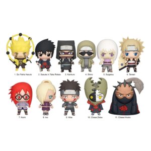 Naruto Shippuden 3d Pvc Bag Clips Series 4  Con Figure Int.