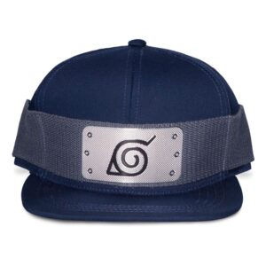 Naruto Shippuden Cappellino Cappellino Snapback Logo Blue Difuzed