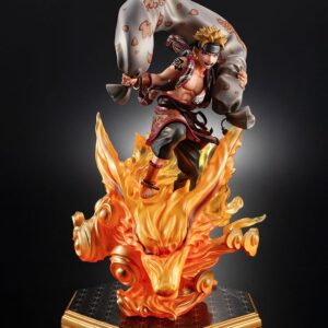Naruto Shippuden Precious G.e.m. Series Pvc Statua Naruto Uzumaki Wind God 28 Cm Megahouse