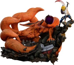 Naruto Shippuden Statua 1/8 Battle Of Destiny Namikaze Minato Vs Kurama 59 Cm Hex Collectibles