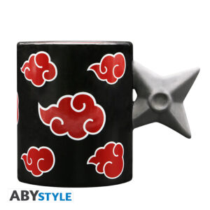 Naruto Shippuden - Tazza 3d Handle - Shuriken Akatsuki