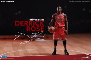 Nba Collection Real Masterpiece Action Figura 1/6 Derrick Rose Limited Retro Edition 30 Cm Enterbay