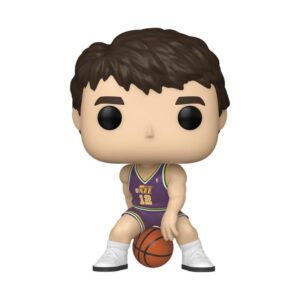 Nba Legends Pop! Sports Vinile Figura Utah Jazz: John Stockton (rookie Season) 9 Cm Funko