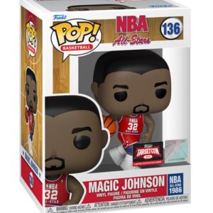 Nba -  Pop Funko Vinile Figura 136 Magic Johnson (all Star Game 1986) 9cm Comicon 22 Excl Funko Figures
