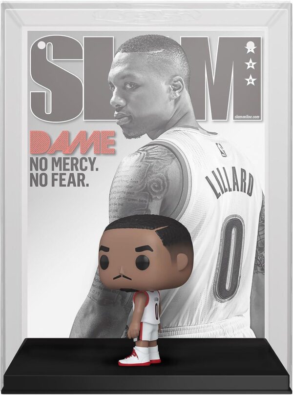 NBA Portland Trail Blazers Funko POP con Cover: Slam Vinile Figura Damian Lillard 9 cm