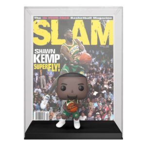 NBA Seattle Sonic Funko Pop! Cover del Basket: Slam Vinile Figura Shawn Kemp 9 Cm