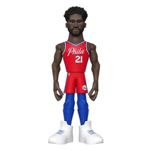 Nba: Sixers Vinil Gold Figure Joel Embiid 13 Cm Funko