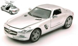 New Ray NY71193S MERCEDES SLS AMG 2010 SILVER 1:24 Modellino