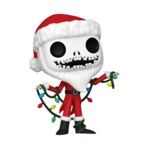 Nightmare Before Christmas 30th Funko POP Disney Vinile Figura Santa Jack 9 cm