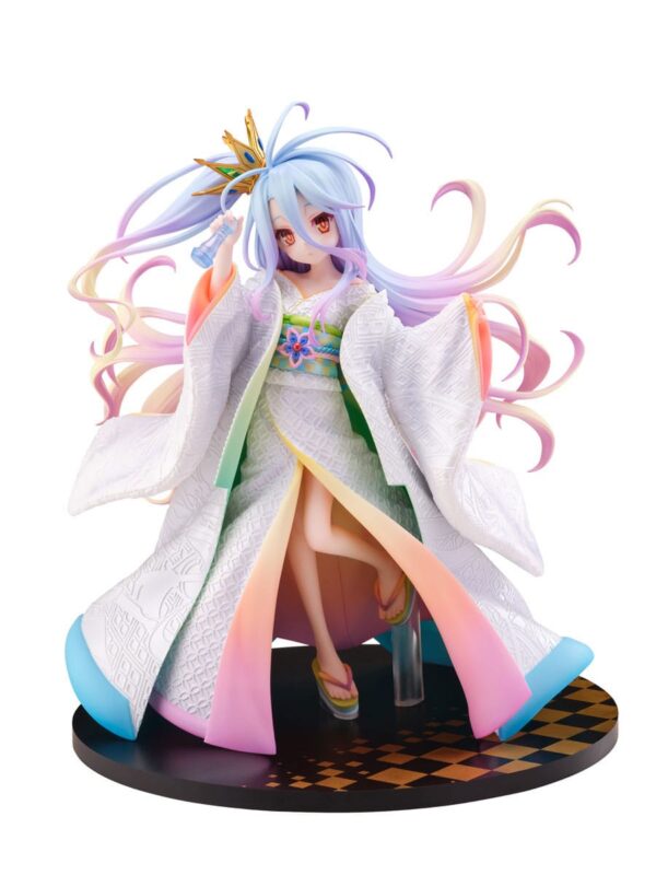 No Game No Life Pvc Statua 1/7 Shiro -shiromuku- 23 Cm Furyu