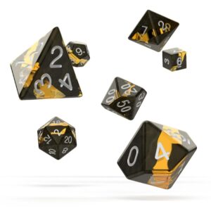 Oakie Doakie Dice RPG Set Enclave - Amber (7) Oakie Doakie Dice