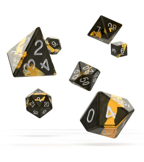 Oakie Doakie Dice RPG Set Enclave - Amber (7) Oakie Doakie Dice