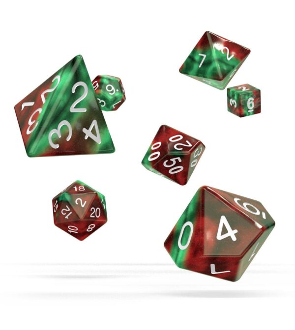 Oakie Doakie Dice RPG Set Gemidice - Bloody Jungle (7) Oakie Doakie Dice