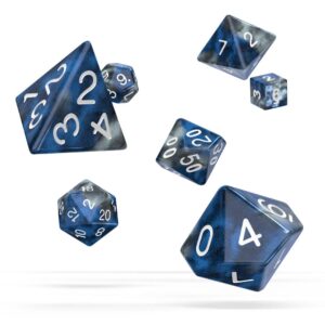 Oakie Doakie Dice RPG Set Gemidice - Liquid Steel (7) Oakie Doakie Dice