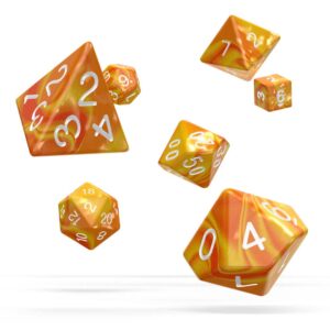 Oakie Doakie Dice RPG Set Gemidice - Sunstone (7) Oakie Doakie Dice