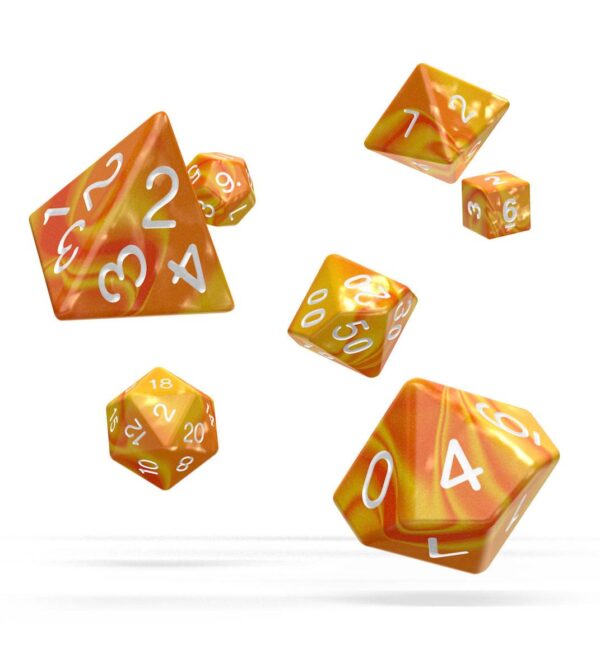 Oakie Doakie Dice RPG Set Gemidice - Sunstone (7) Oakie Doakie Dice