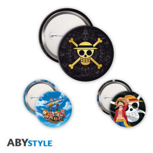 ONE PIECE - Badge Pack - Skull & Luffy