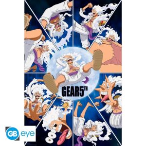 One Piece Luffy Gear 5th Poster Maxi 91.5x61 cm Gbeye