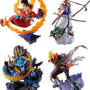 One Piece Petitrama Pvc Mini Statua Logbox Re Birth Wano Kuni Vol. 1 Set 9 Cm Megahouse