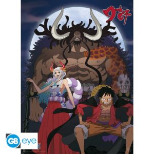 ONE PIECE - Poster Chibi 52x38 - Luffy & Yamato vs Kaido