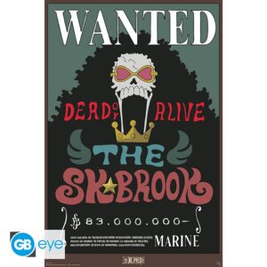 ONE PIECE - Poster Maxi 91.5x61 - Wanted Brook