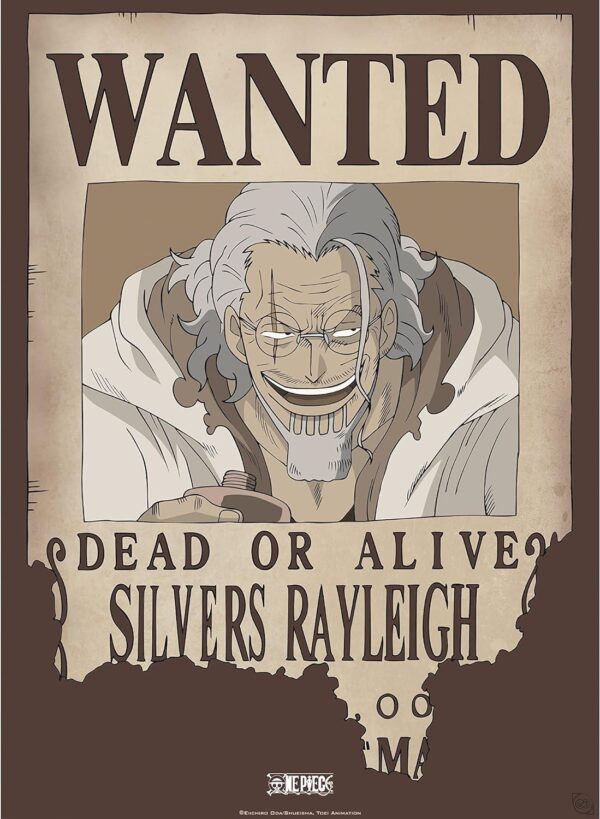 One Piece - Poster Ricercato "Wanted Rayleigh" 52 x 38 cm AbyStyle