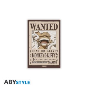 ONE PIECE - Standard Magnet - Wanted Luffy