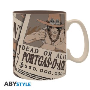 One Piece - Tazza - 460ml - Wanted Ace