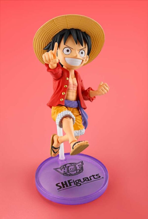 One Piece World Collactable Figures x S.H. Figuarts Monkey D. Luffy 8 cm Bandai