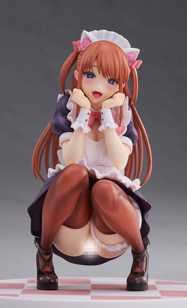 Original Character Pvc 1/6 Namatoro Maid Cafe Yui-chan Tpk-012 15 Cm Pink Ciondolo